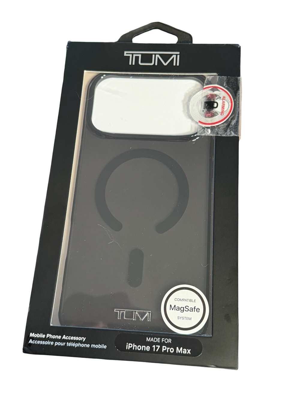 Tumi NWT iPhone 17 Pro Max Black Slim & Sleek Phone MagSafe Case - Picture 3 of 5